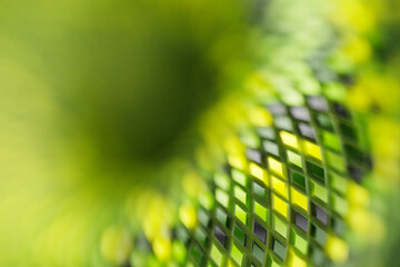 Fototapete - 3D rendering. Colorful   geometric pattern.  Minimalistic pattern of simple shapes. Bright creative symmetric texture