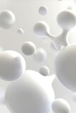 Fototapeta Perspektywa 3d - white liquid abstract 3d background
