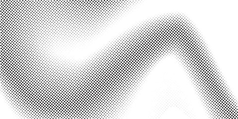 Poster - black and white dots background