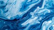 Abstract Blue Marble Fluid Art Wallpaper or Background