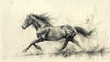 Pferd - Zeichnung