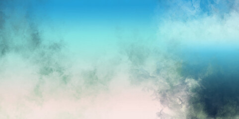 Wall Mural - abstract gradient background. blue watercolor grunge texture.