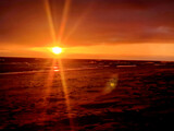 Fototapeta Do pokoju - wschód słońca plaża bałtyk