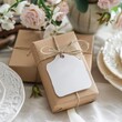 © Nisit - Wedding favor tags with thank you message