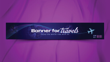 banner for travel agency
