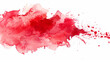 An artistic composition of red and white watercolor splashes merging abstractly on paper