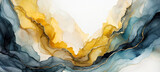 Fototapeta Abstrakcje - Kolorowe tło, abstrakcyjne fale akwarela