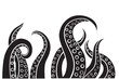 © Zilvinas - Tentacles, Octopus, Octopus Tentacles, Octopus, Tentacles Clipart, Kraken, Cthulhu, Sea Monster, Tentacle, Cut File, Plotter, Silhouette,