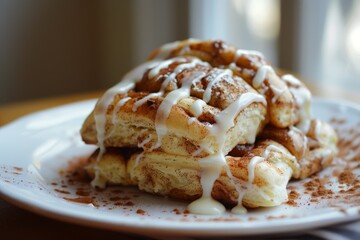 Poster - Cinnamon rolls with cream cheese frosting