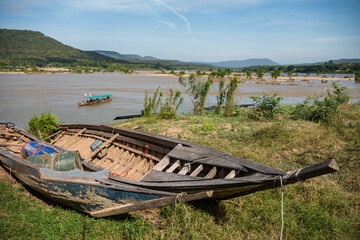 Sticker - THAILAND UBON RATCHATHANI KHONG CHIAM MEKONG RIVER