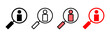Hiring icon vector illustration. Search job vacancy sign and symbol. Human resources concept. Recruitment