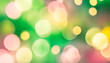© Elle Arden  - A soft spring bokeh light blur background in pink, green and gold colors.