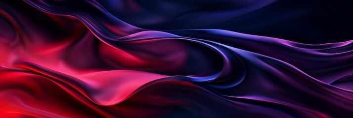Poster - Dark rainbow abstract background with 3d design elements for graphic projects and artistic displays