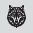 © creativediastudio - wolf head illustration