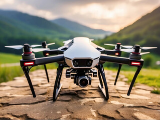 The 4k Best Drones Flinging camera for Photos Ai generative.