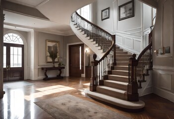 Wall Mural - staircase in an house