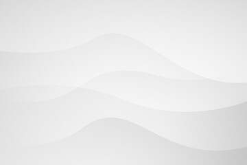 Abstract white and gray wave overlapping background. texture white pattern. vector illustration	