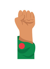 Sticker - bangladesh independence day unity