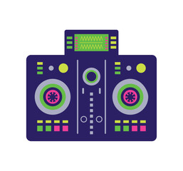 Sticker - dj turntable device