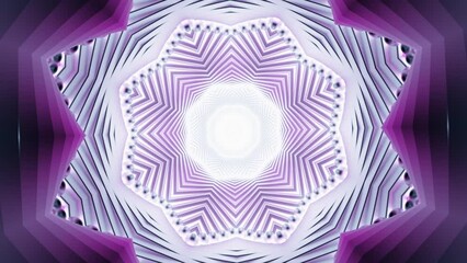 Poster -  Cosmic space portal tunnel. Motion. Beautiful relaxing mandala.