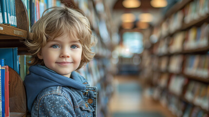 Dynamic young learners, blending seamlessly with the library's timeless charm.