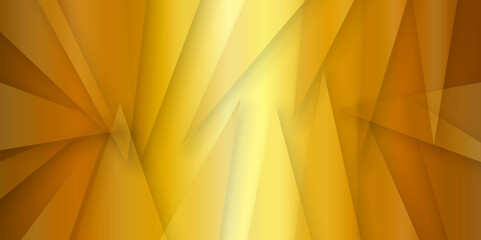 Poster - Orange and yellow geometric style with simple lines and corners abstract background design. geometric triangle pattern shape background. white elements in blank space geometric white lines design