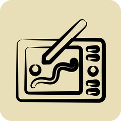 Poster - Icon Design. suitable for Branding symbol. hand drawn style. simple design editable. design template