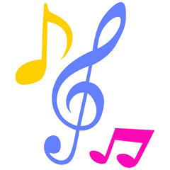 Sticker - Music Illustration