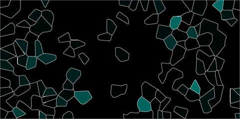 Poster - Abstract grid-like backdrop of hexagon tiles in architecture and construction, resembling a seamless honeycomb pattern in a 3D geometric structure. Backdrop of hexagon tiles in architecture and const