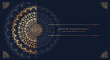 Luxury Mandala Background With Golden Arabesque Pattern Arabic Islamic East Style