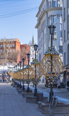 Wall Mural - view of the town