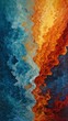Abstract interpretations of natural elements like fire or water