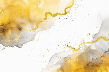 Poster - Detailed view of a vibrant yellow and white painting, suitable for artistic concepts