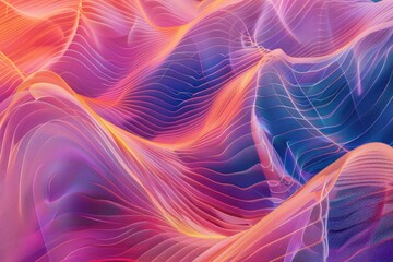 Poster - Vibrant and dynamic abstract background, perfect for design projects