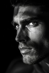 Aufkleber - Portrait of a man with a beard, perfect for business and lifestyle concepts