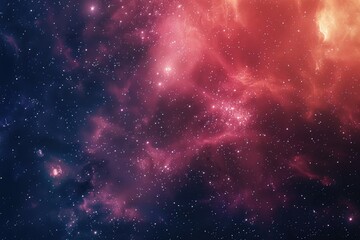 Poster - A beautiful space scene filled with stars and nebulas. Perfect for science fiction projects