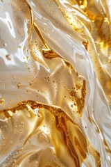Poster - Close up of a liquid substance on a surface, suitable for scientific or abstract backgrounds