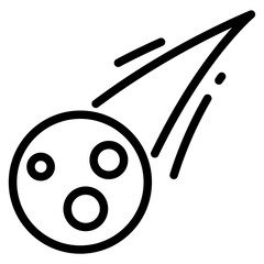 Sticker - meteor icon