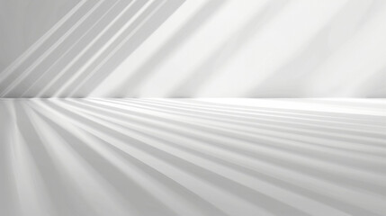 Poster - abstract white light on wall background with generative ai.