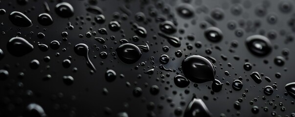 Wall Mural - Black abstract art background Generative Ai 