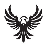 Fototapeta  - flying eagle logo vector