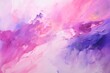 Abstract background with mixing pink and violet acrylic paints texture