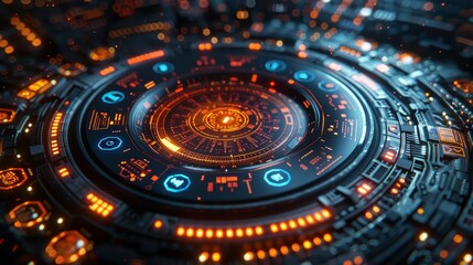 Poster - Graphical user interface concept for the future.
