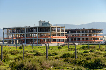 construction of a residential complex in winter in cyprus 2