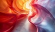 Abstract Swirls of Warm and Cool Hues in Harmonious Flow
