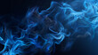 The blue flame special background the shape of the