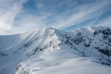 Wall Mural - winter mountain landscape