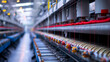 © PrabhjitSingh - A view of a modern and efficient textile industry production line unit