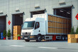 © ADDICTIVE STOCK - Delivery truck loading at a warehouse dock. Generative AI image