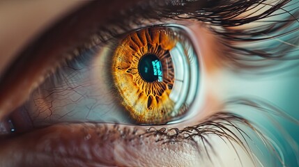 Canvas Print - close up of eye